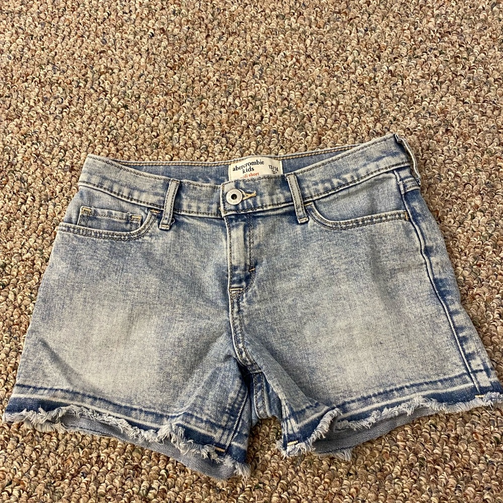 Abercrombie kids denim shorts.